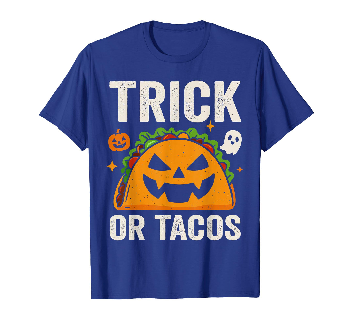 Halloween Kids Taco Costume Adult, Spooky Trick or Tacos T-Shirt