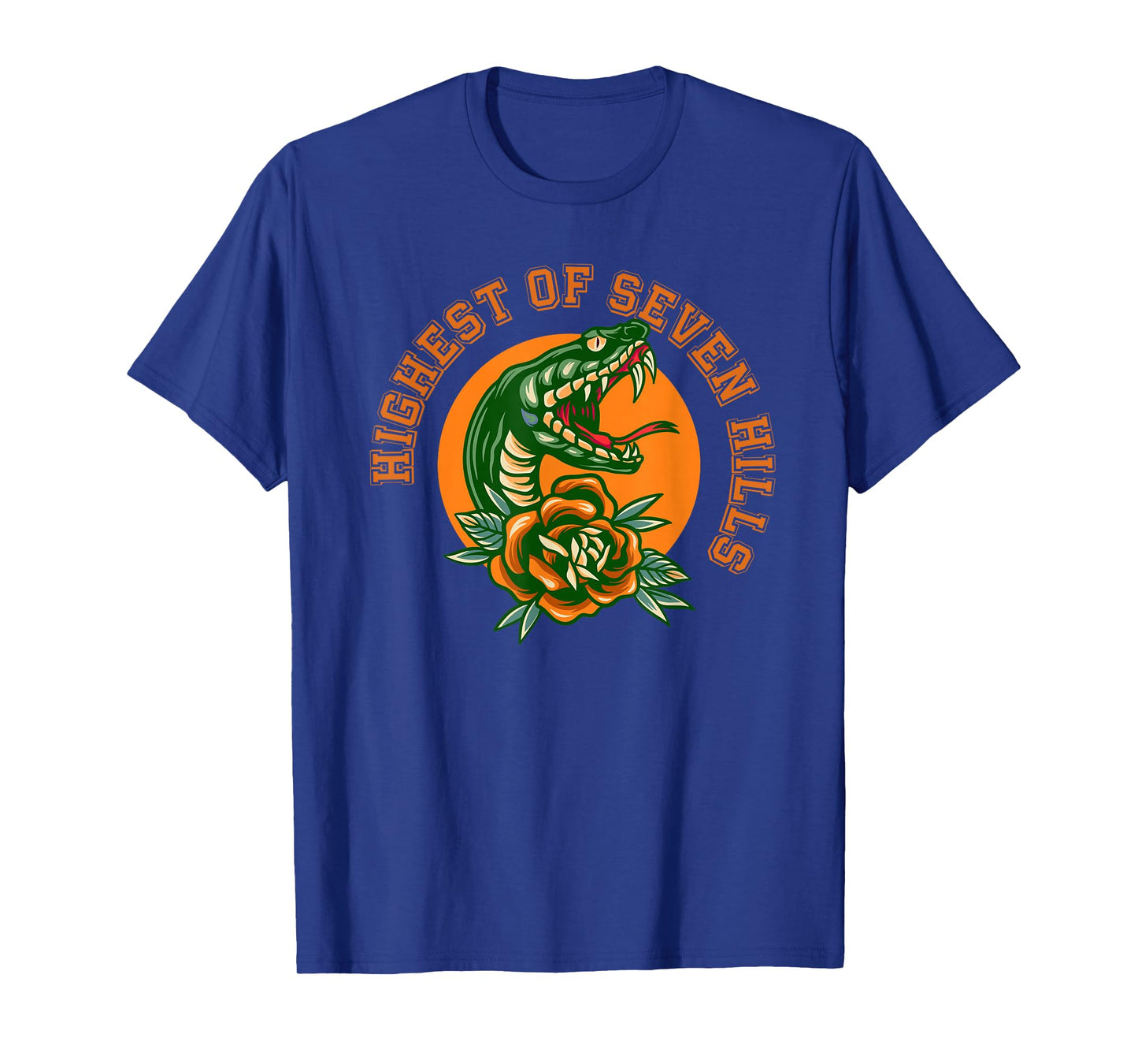 Highest of Seven Hills Rattler and Rose T-Shirt