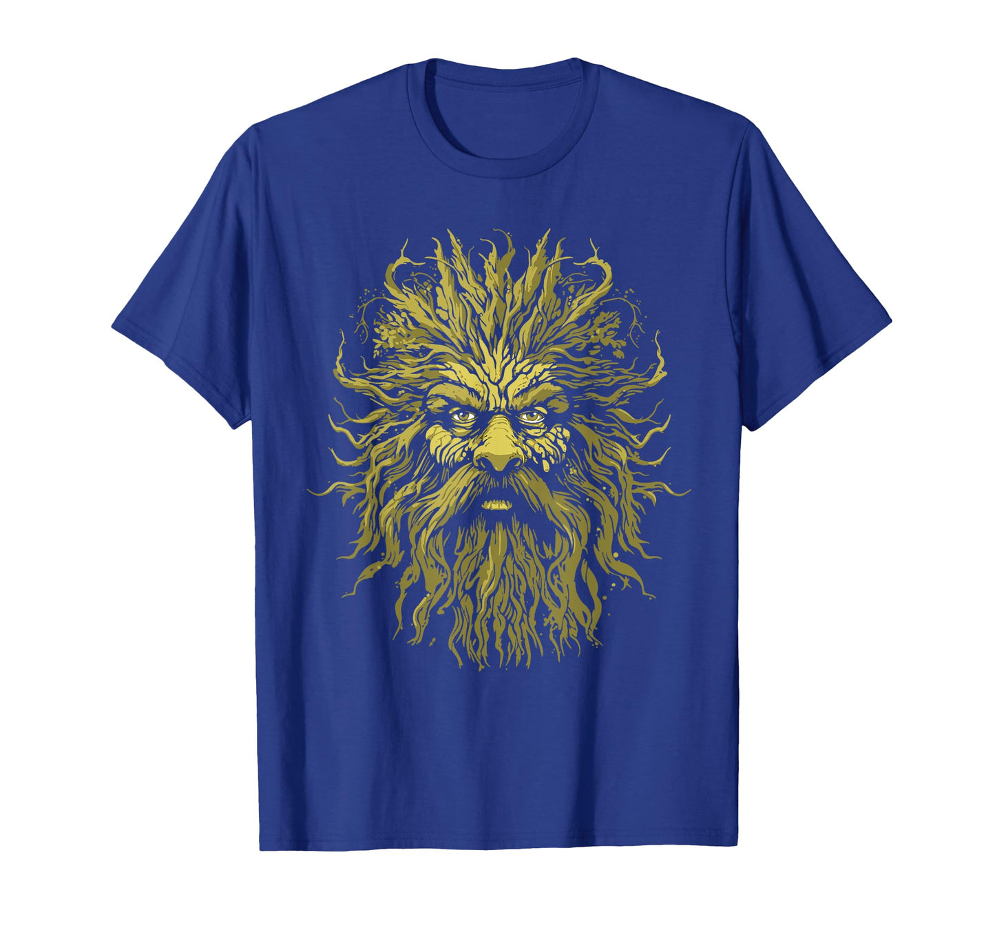 Sasquatch Nature Tree Beard Man T-Shirt