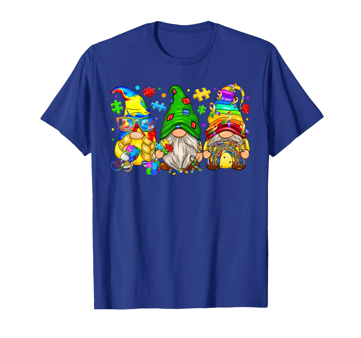 Accept Understand Love Gnome Autism Awareness T-Shirt