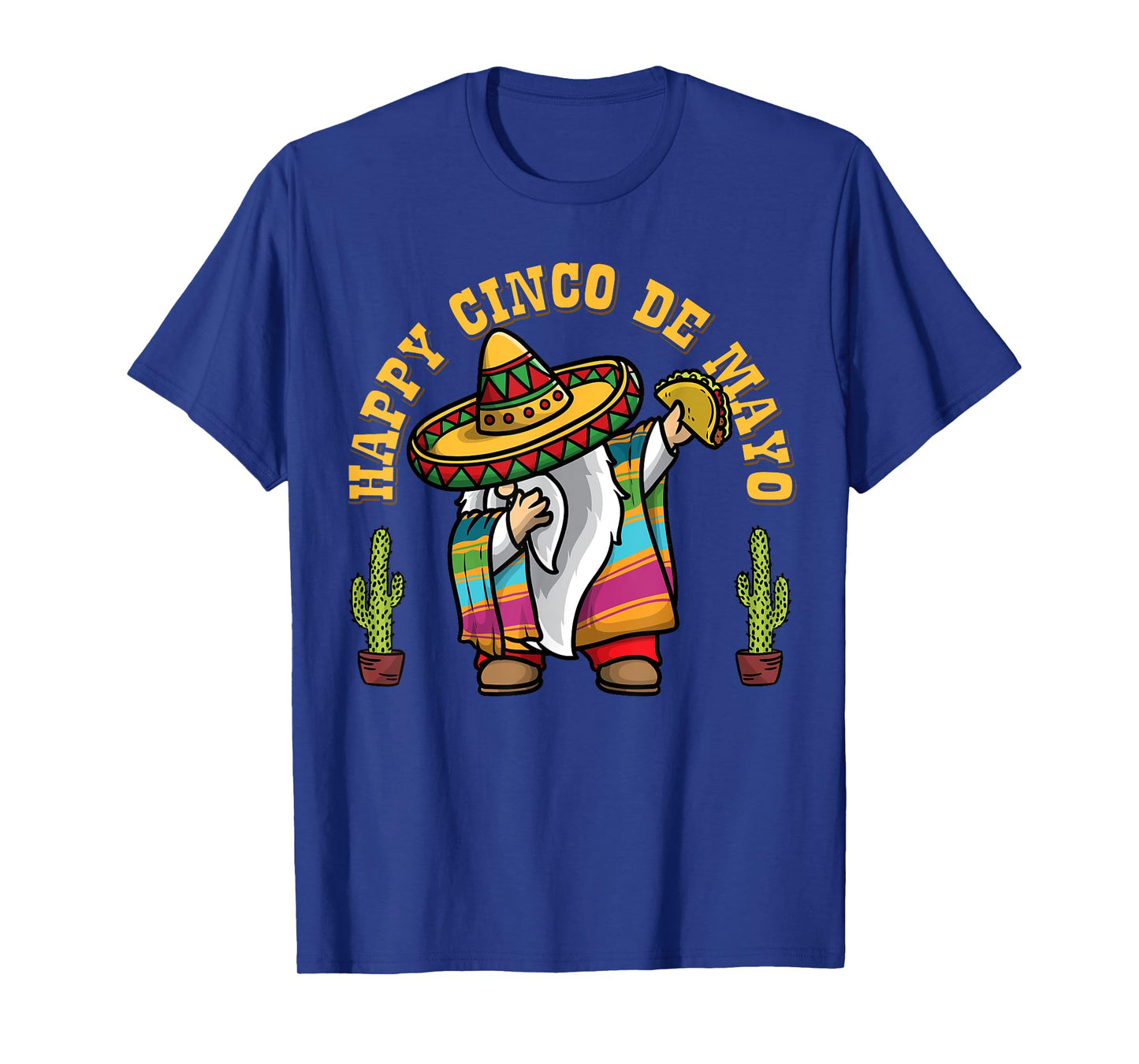Cinco De Mayo Gnomes Taco Mexican Gnome Kids Men Women T-Shirt