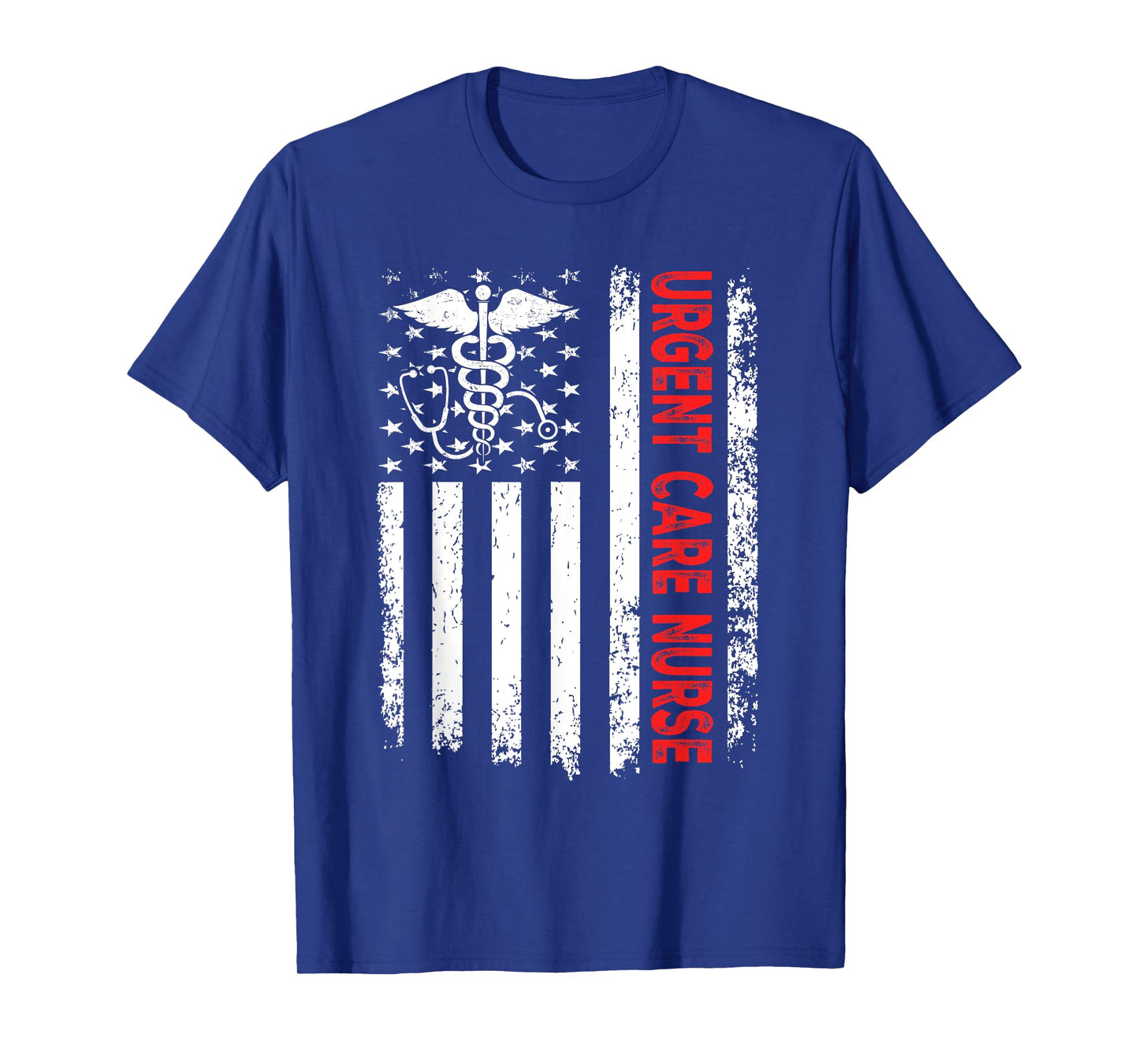 Urgent Care Nurse American Flag 4th of July Registered Nurse Women Men T-Shirt