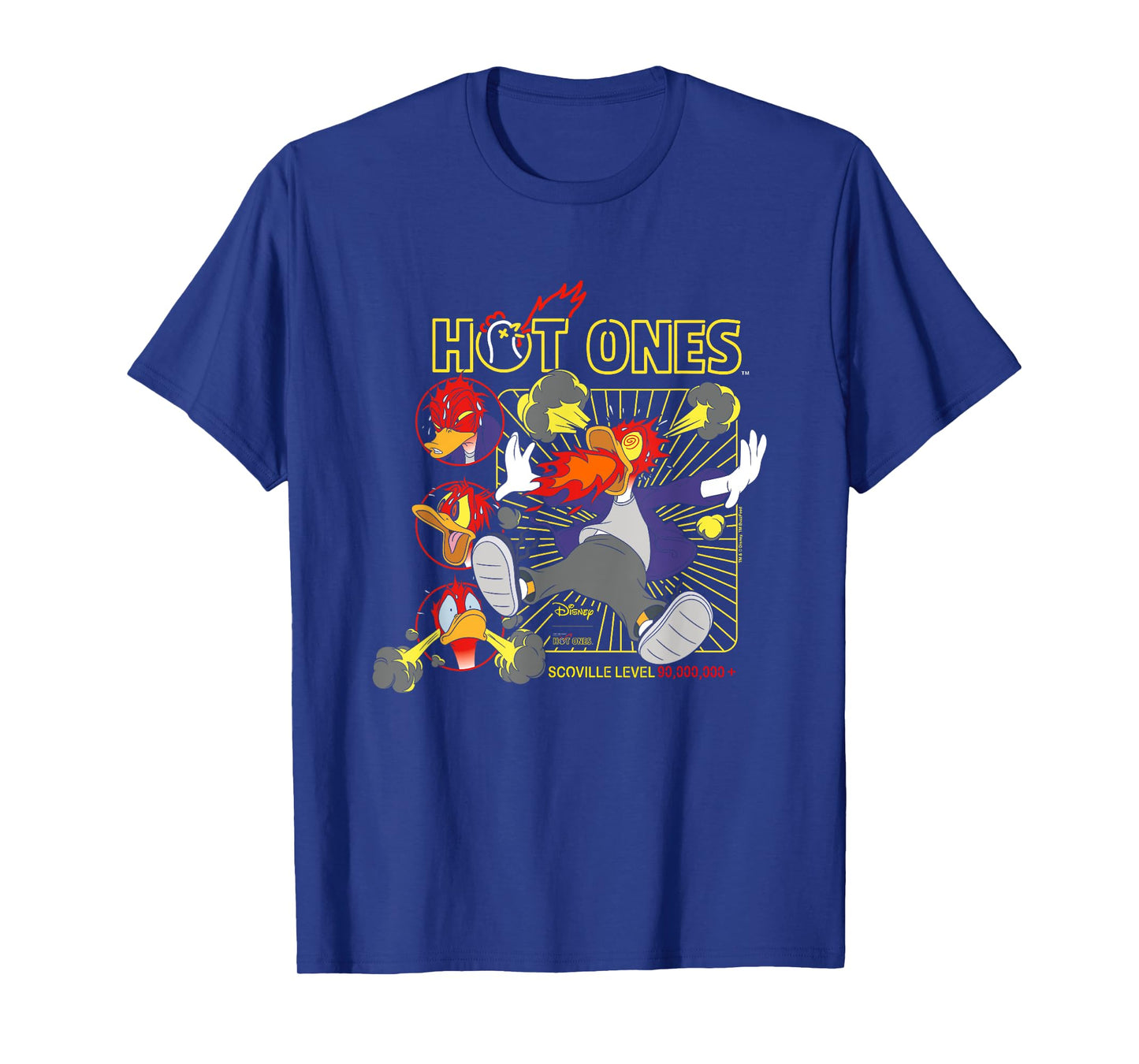 Disney Hot Ones Donald Duck Scoville Level 90000000 And Up T-Shirt