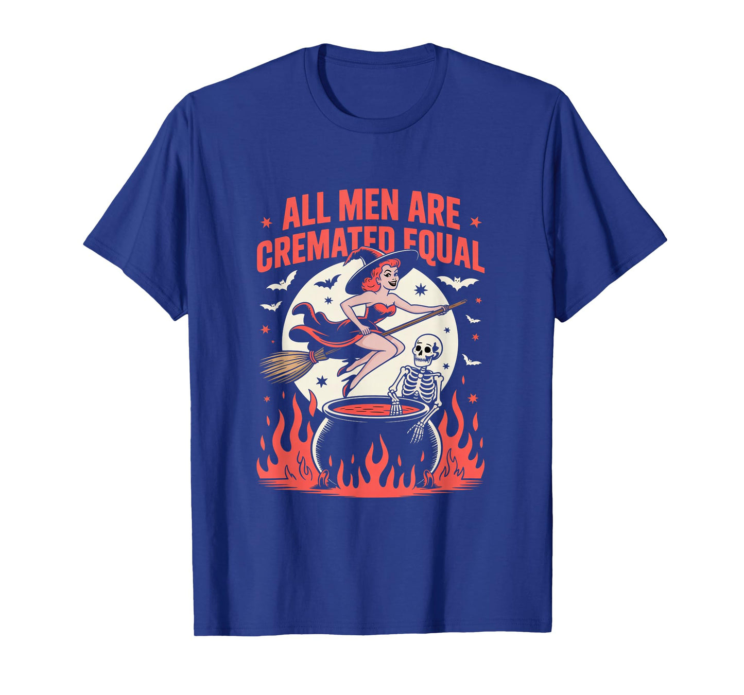 All Men are Cremated Equal Vintage Feminist Halloween T-Shirt