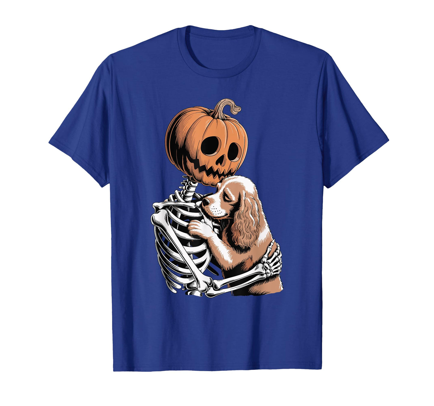 Halloween Skeleton English Cocker Spaniel T-Shirt