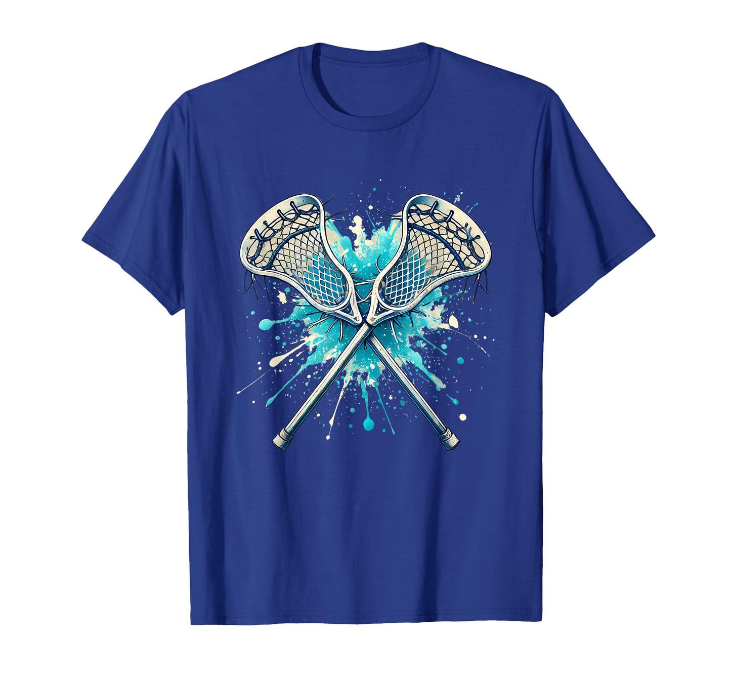 Lacrosse Splash Player Crossed Sticks Lacrosse Boys girls T-Shirt