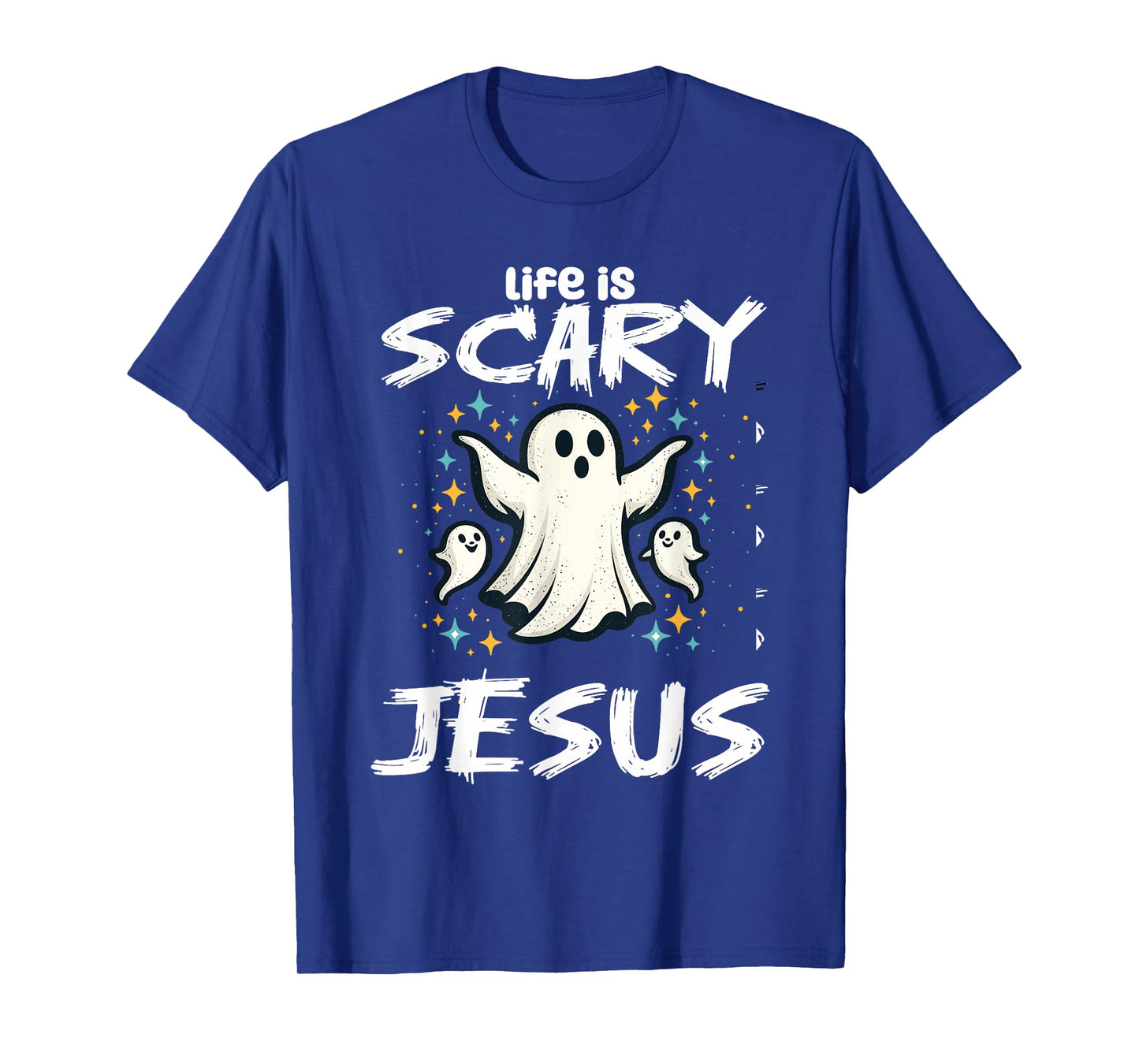 Halloween Life Scary Without Jesus Christian Costume Women T-Shirt