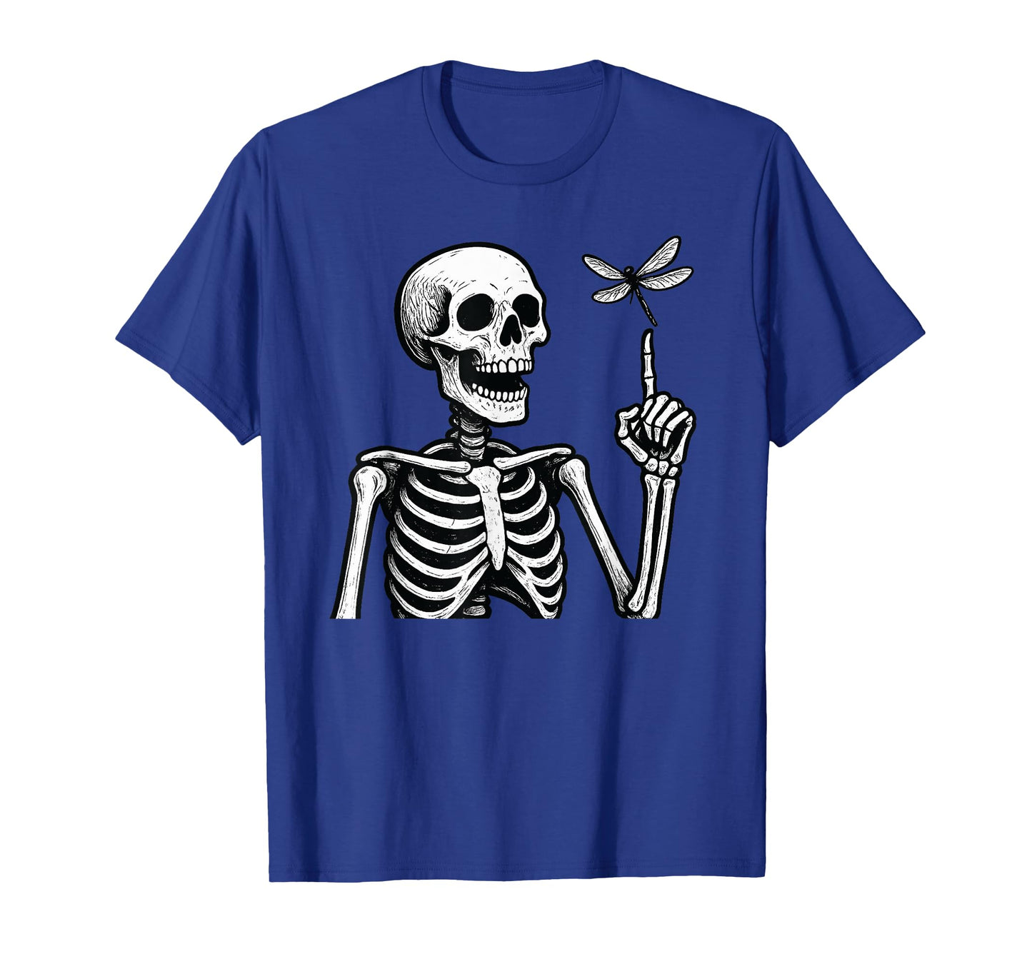Skeleton Dragonfly Halloween T-Shirt