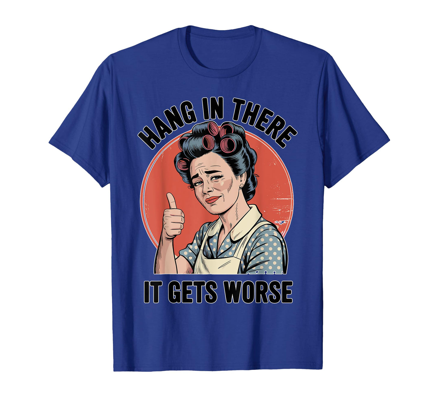 Retro Sarcastic Humor Dread Cartoon Dark Funny T-Shirt