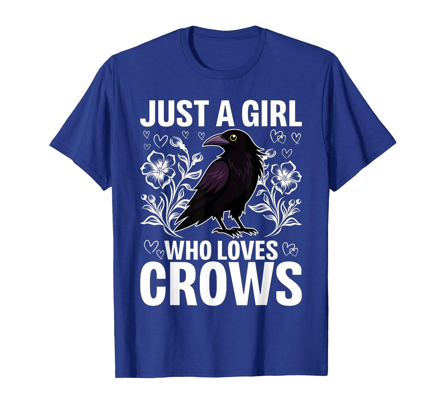 Just A Girl Who Loves Crows for Women Crow and Raven Lovers T-Shirt