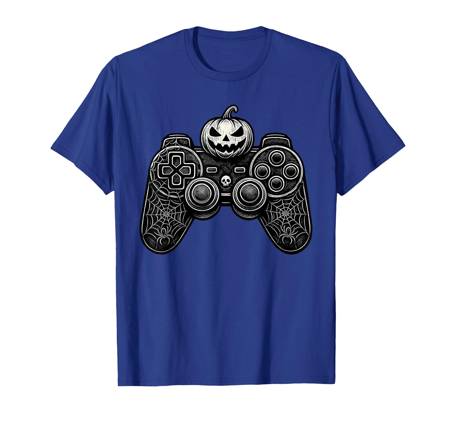 Halloween Skeleton Gamer Costume Funny Spooky Gaming Boys T-Shirt