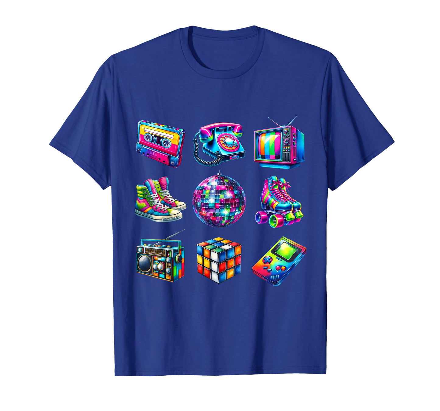 I Love 80s Retro Vintage 80s Style Graphic Women Girl Kids T-Shirt