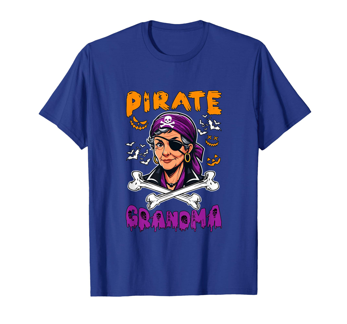 Pirate Grandma Halloween Pirate Lover Funny Men Family Group T-Shirt