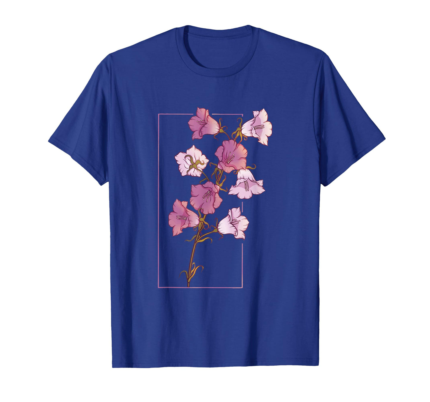Floral Flower Bellflower Campanula Wildflower T-Shirt