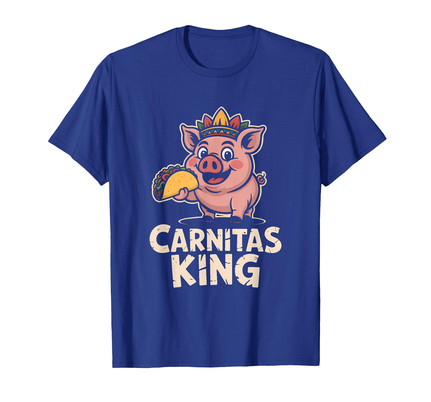 Aztec Pig Carnitas King for Taco Lovers T-Shirt