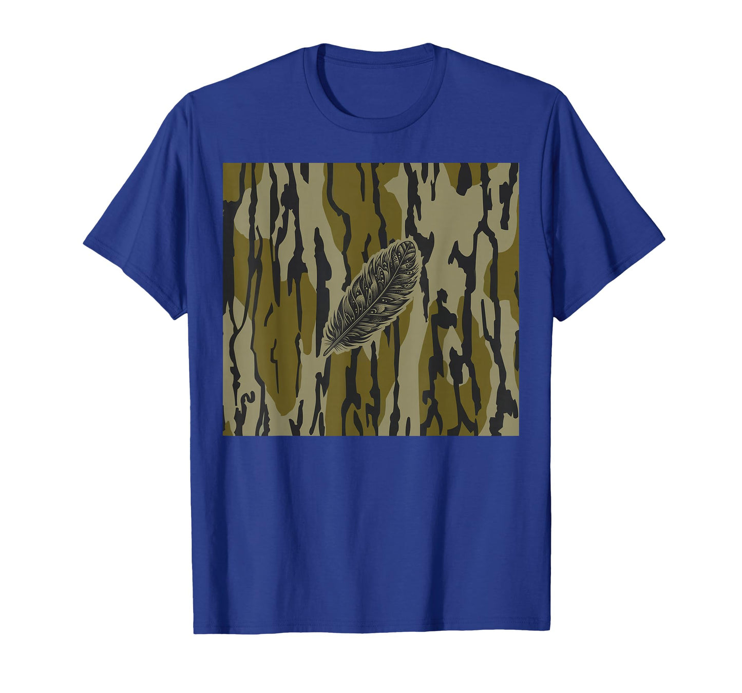 Turkey Feather Bottom lands Camo T-Shirt