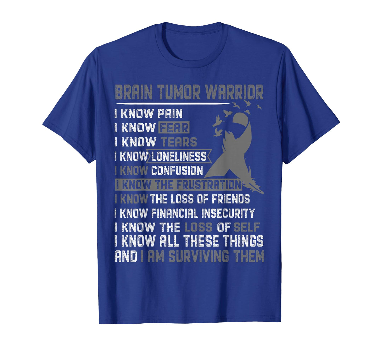 Brain Tumor Warrior Shirt For Women Men
