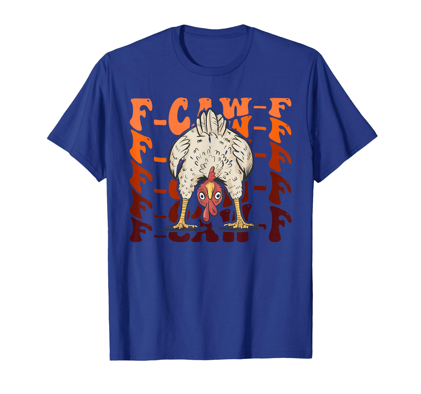 F-Caw-F Chicken Bird Halloween Funny Gothic Theme T-Shirt
