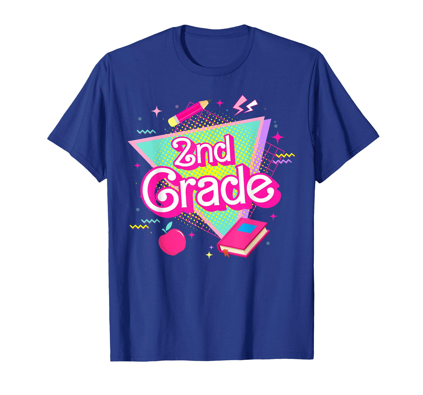 Cute Second 2nd Grade Pink Retro Vintage for Teacher Kids T-Shirt