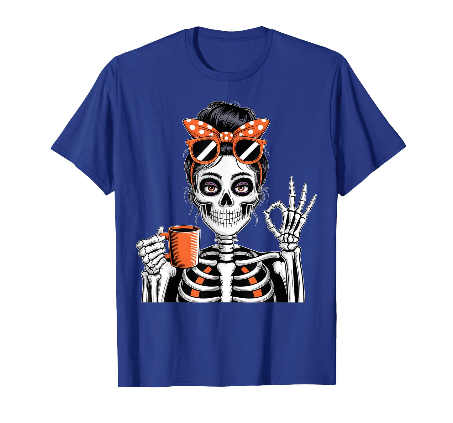 Coffee Bean Skeleton Funny Halloween Coffee Lover T-Shirt