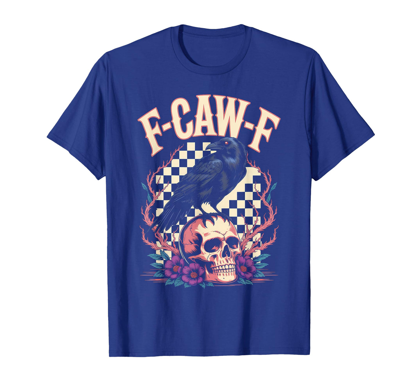 Funny F-Caw-F Black Crow Sound Meme Humor T-Shirt