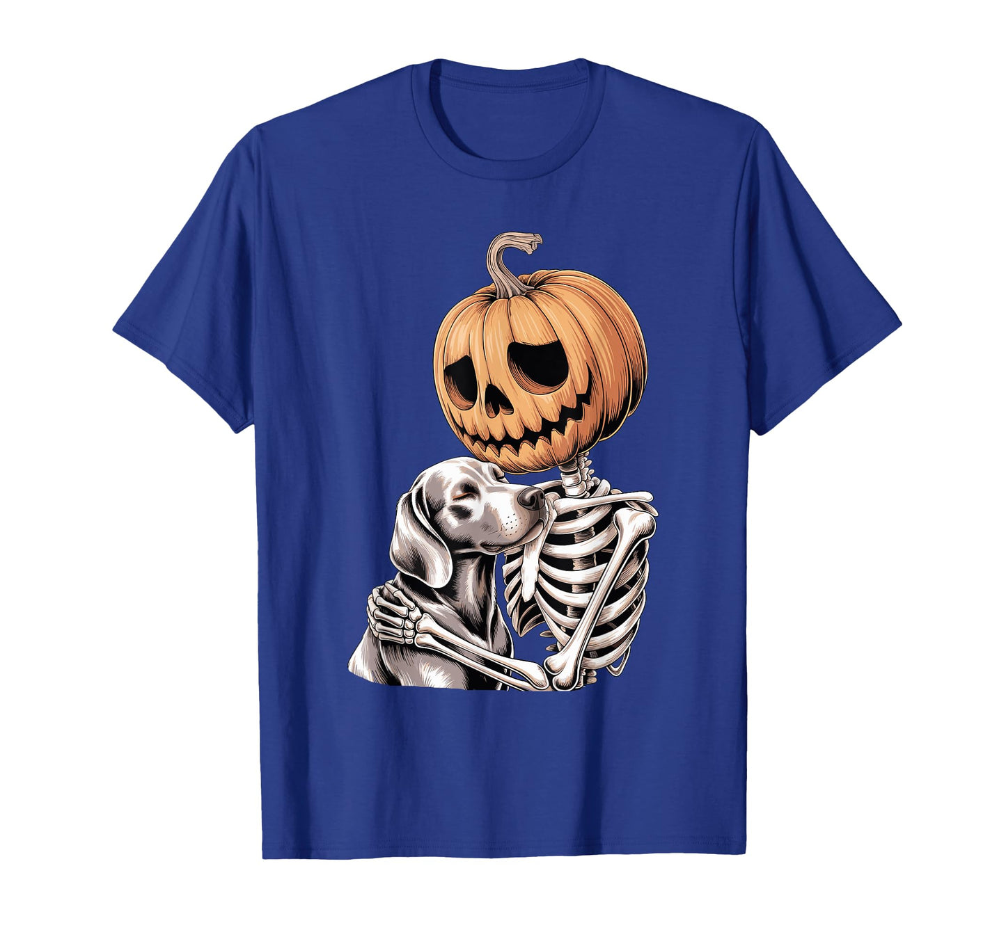 Halloween Skeleton Weimaraner Weimaraners T-Shirt