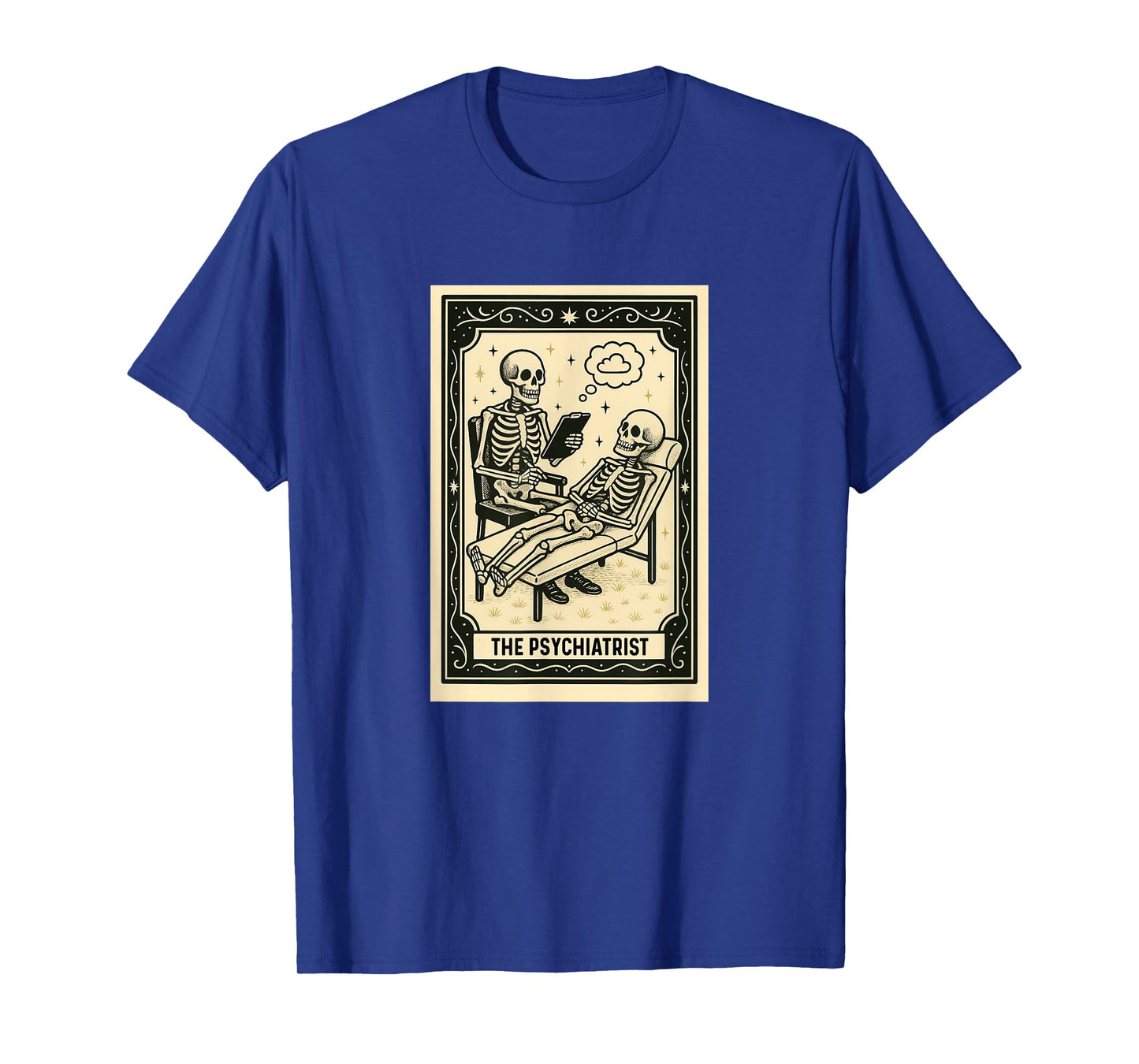 Psychiatrist Tarot Card - Halloween Spooky Gothic Psychiatry T-Shirt