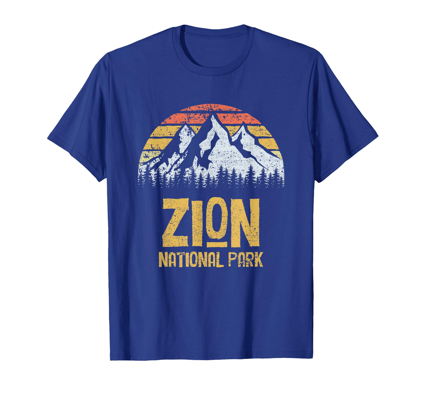 Vintage Retro Zion National Park T Shirt