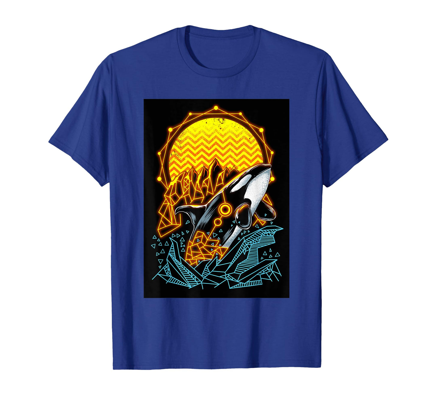 Techno Orca Whale T-Shirt
