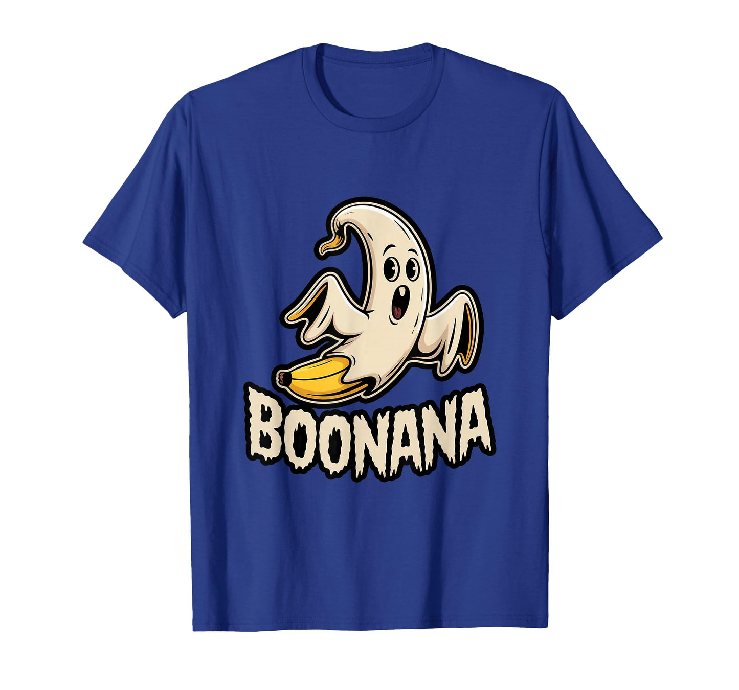 Boonana Cute Ghost Banana Halloween Costume Men Women Kids T-Shirt