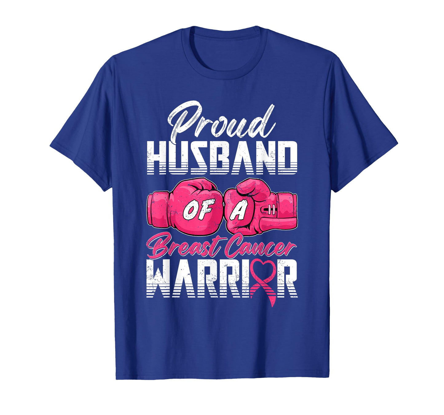 Proud Husband Of A Breast Cancer Warrior Cancer Survivor T-Shirt