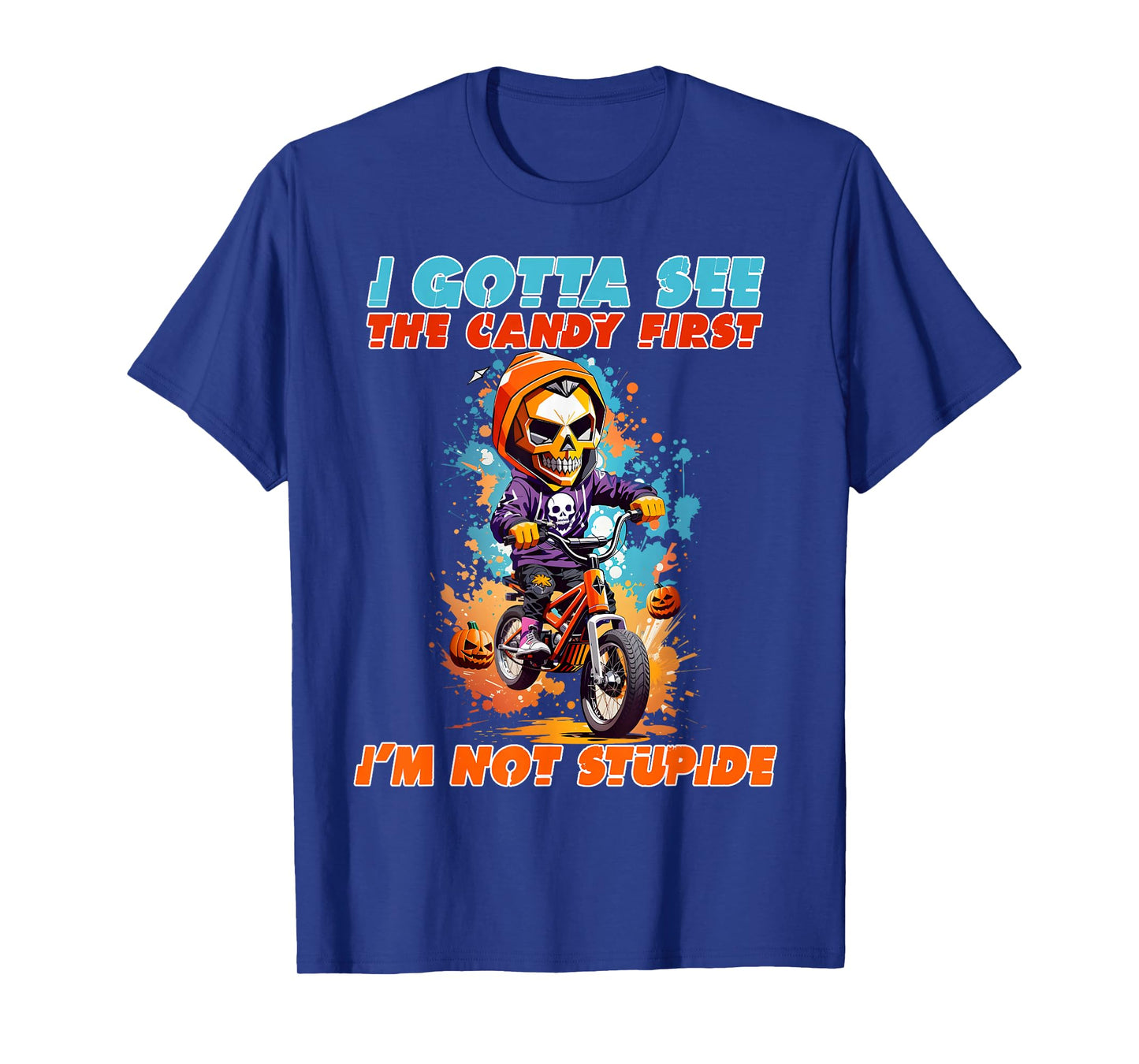 I Gotta See The Candy First Halloween, Skeleton, Zombie T-Shirt