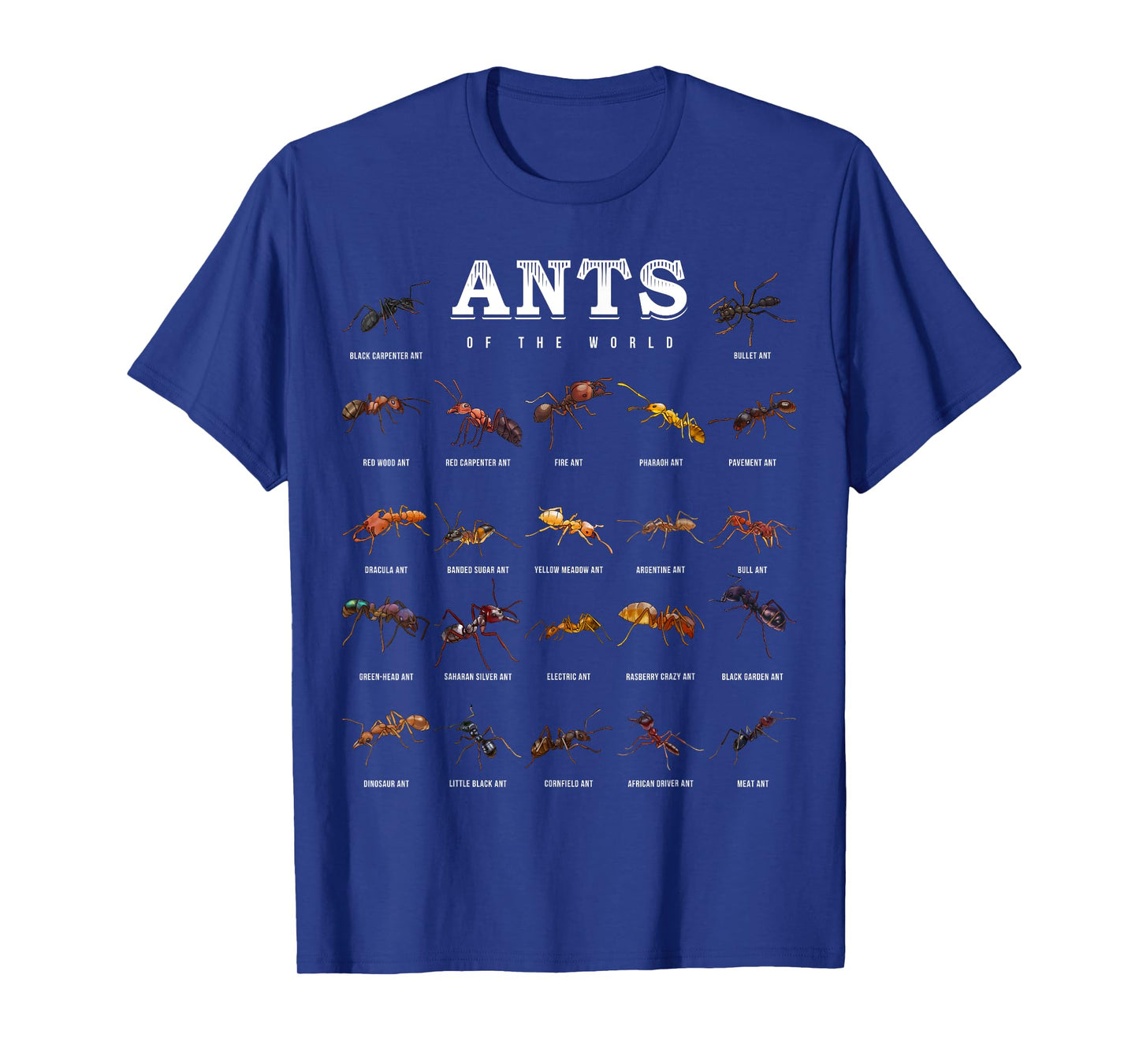 Ants Of The World Shirt Funny Ant Keeper T-Shirt
