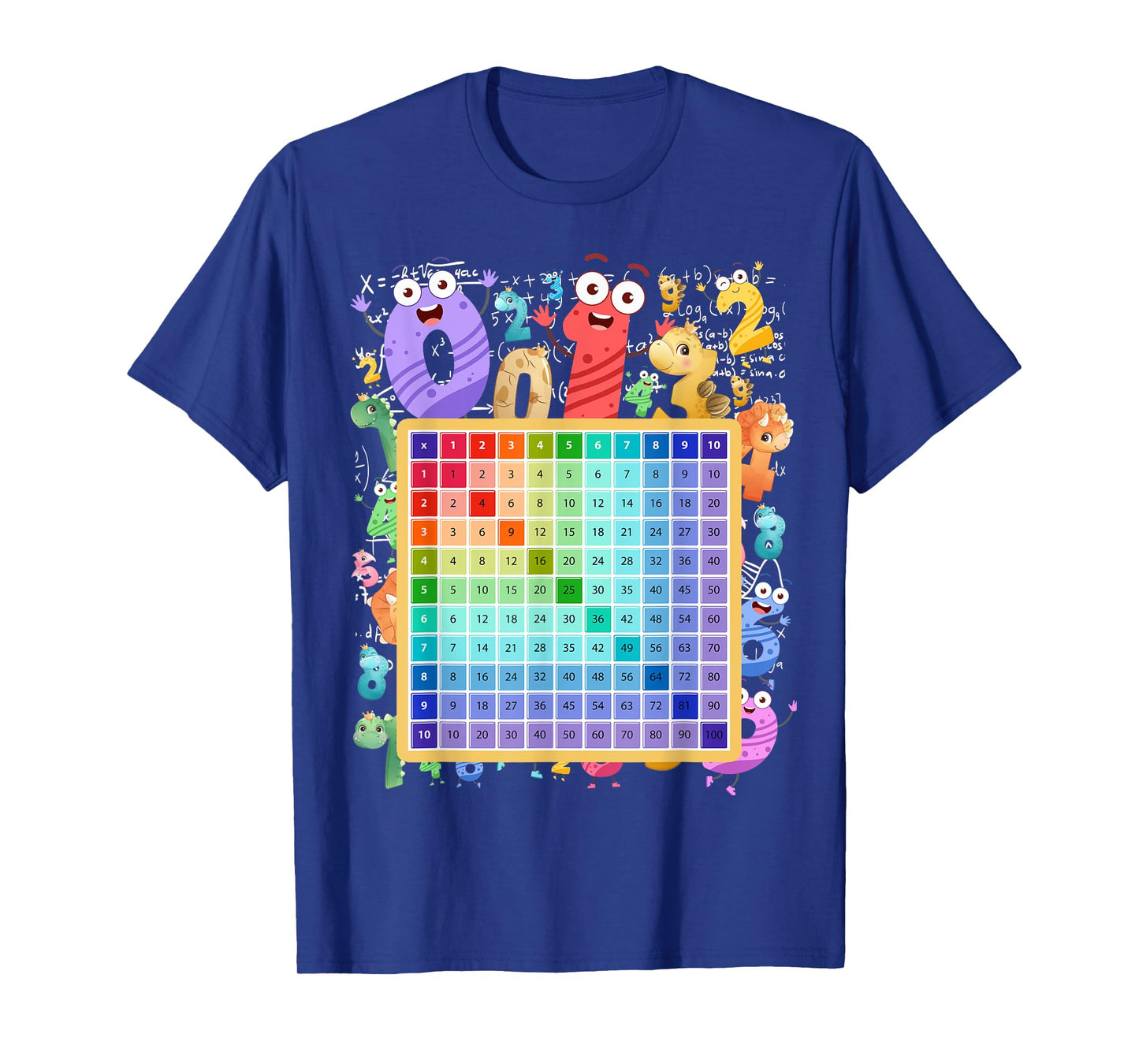 Maths Numbers Costume Idea For Kids & Multiplication square T-Shirt
