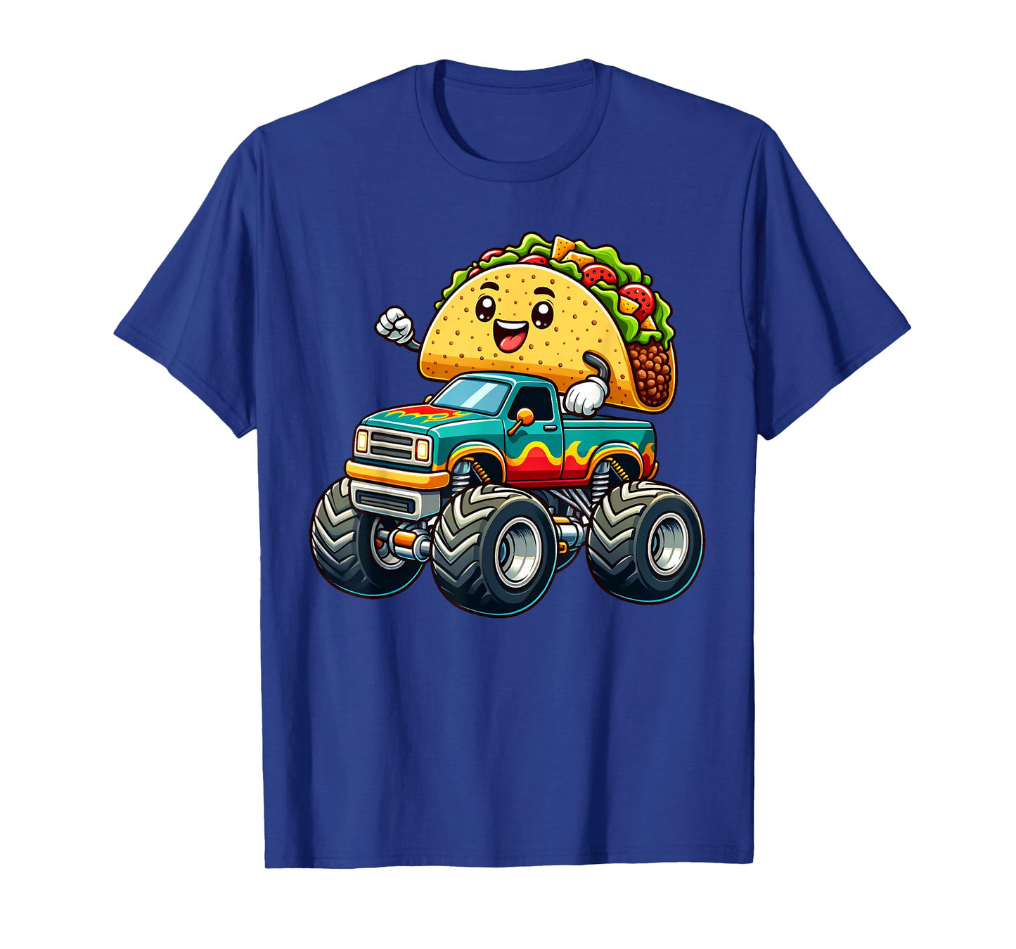 Monster Truck Tacos Cinco De Mayo Mexican Fiesta Boys Girls T-Shirt