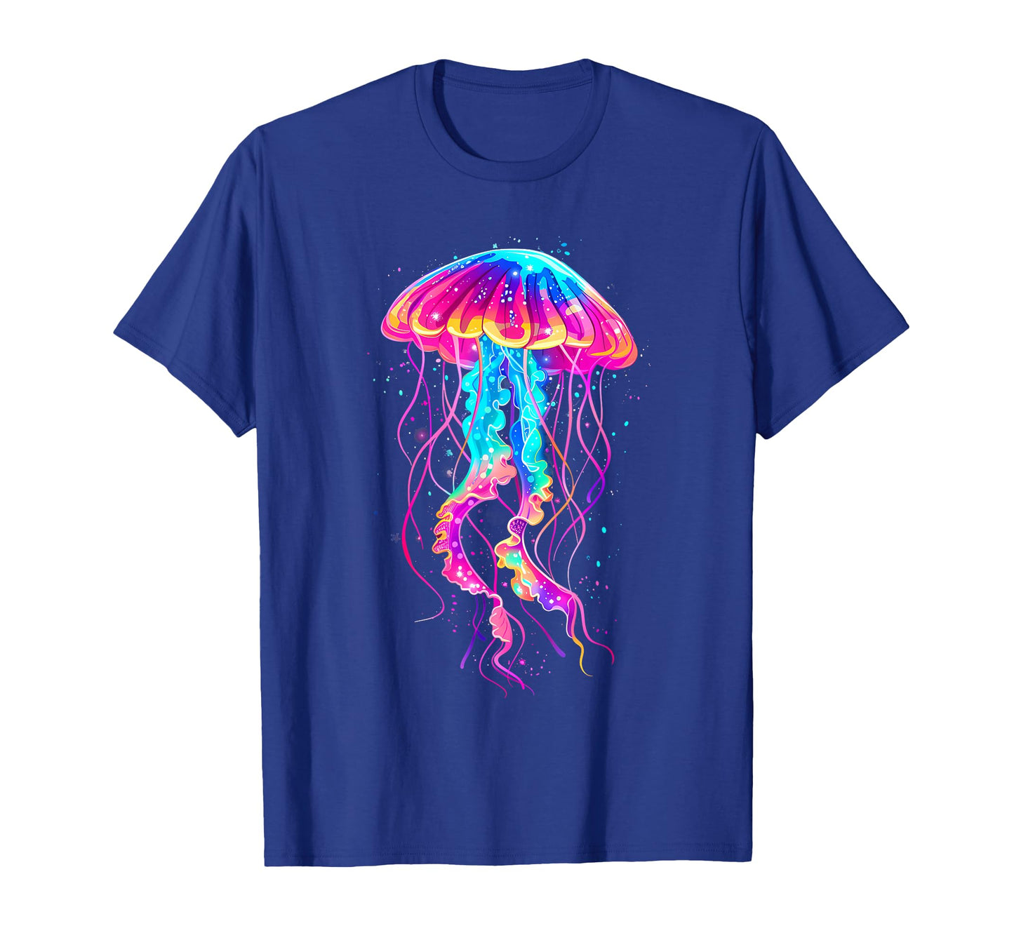 Jellyfish Sea Ocean Jellyfish Motif Marine Mammal Artwork T-Shirt