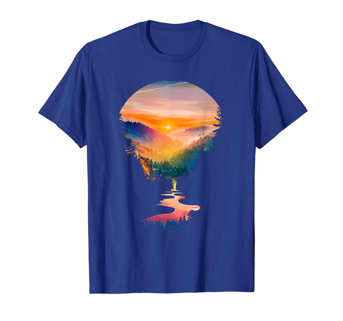 Nature Lovers Forest Hiking Mountains Outdoor Trees Nature T-Shirt