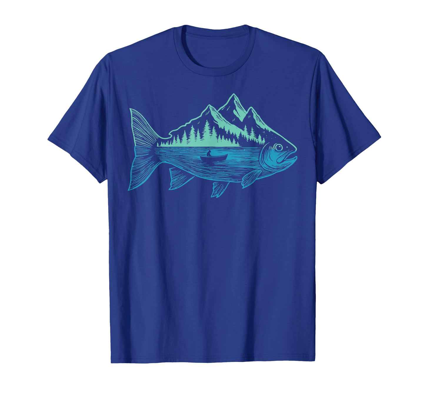 Fish Nature Mountains Wildlife Nature T-Shirt