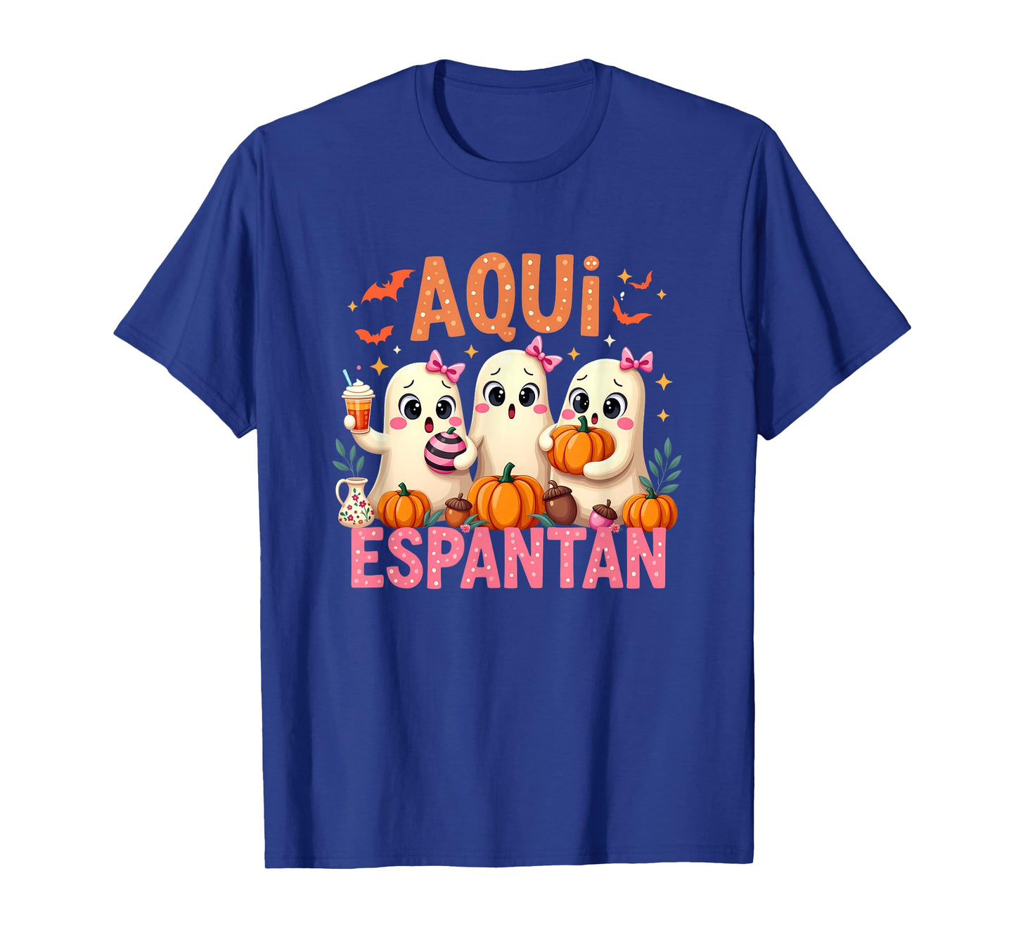 Aqui Espantan Mexican Ghost Halloween Spooky Conchas Espooky T-Shirt