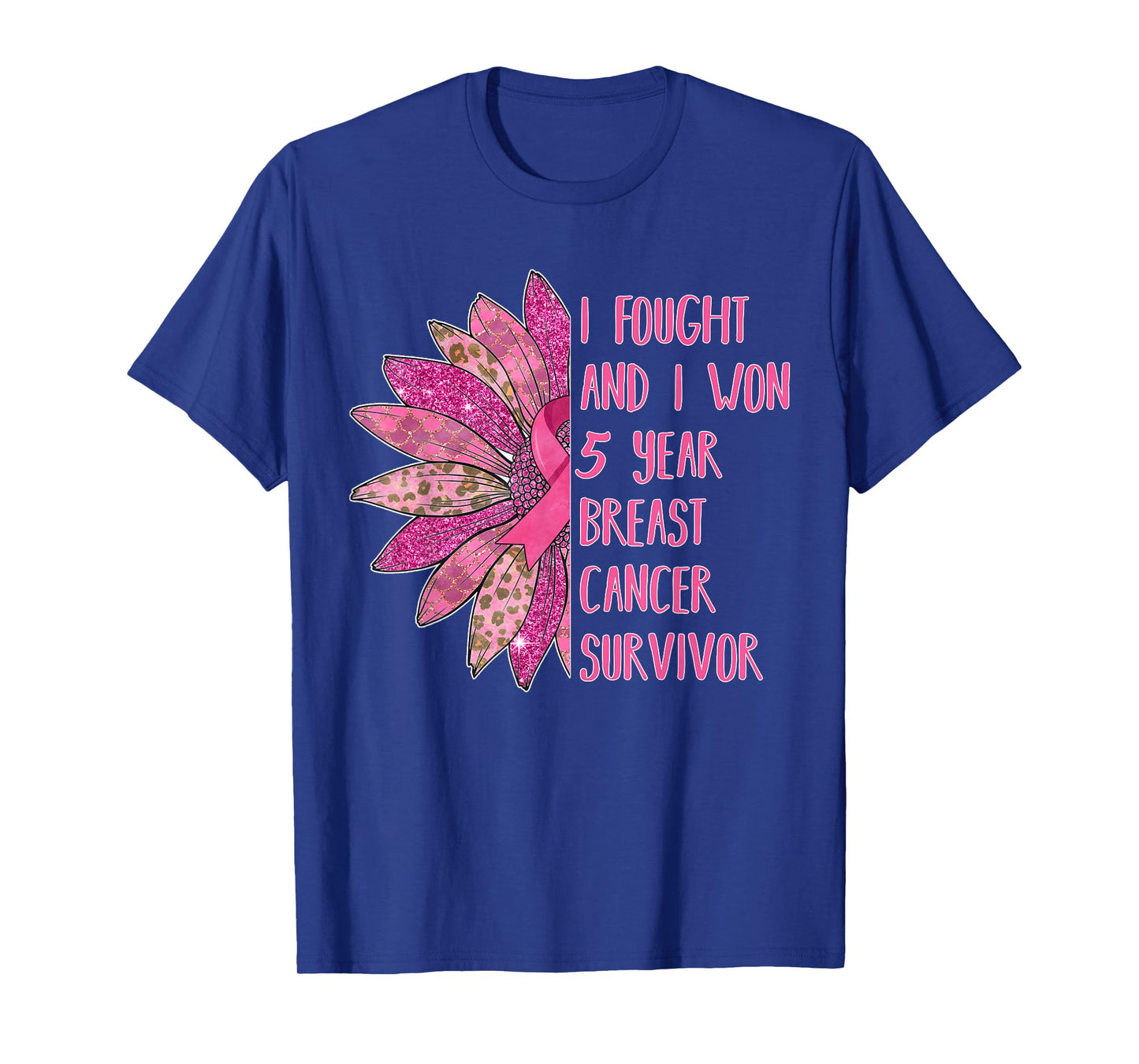 5 Years Breast Cancer Free Survivor T-Shirt