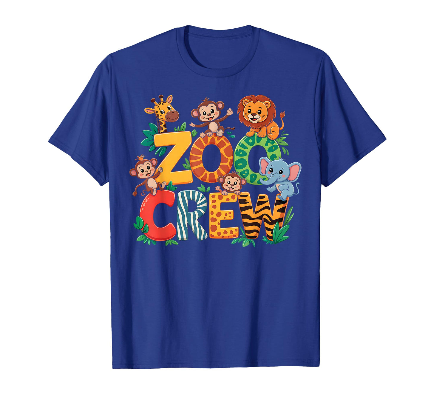 Safari Jungle Wildlife Lover Animal Keeper Zoo Crew Kids T-Shirt