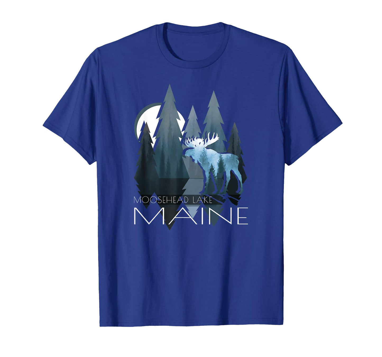 Maine - Moosehead Lake - Piscataquis - Moose In Forest T-Shirt