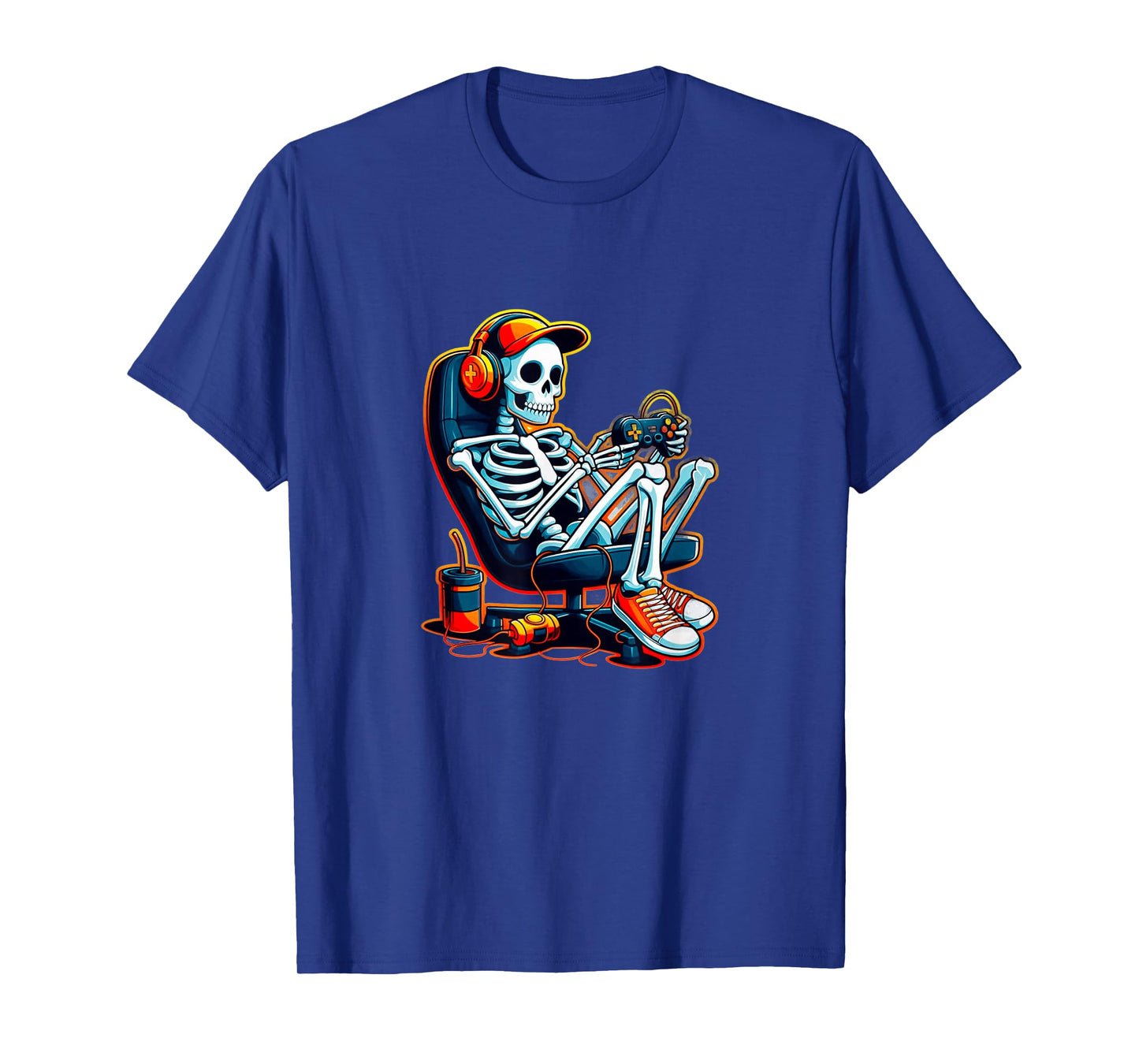Halloween Skeleton Gamer Costume T-Shirt