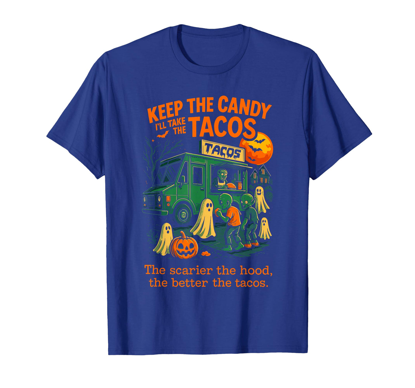 Keep The Candy I’ll Take The Tacos Halloween Candy Taco T-Shirt