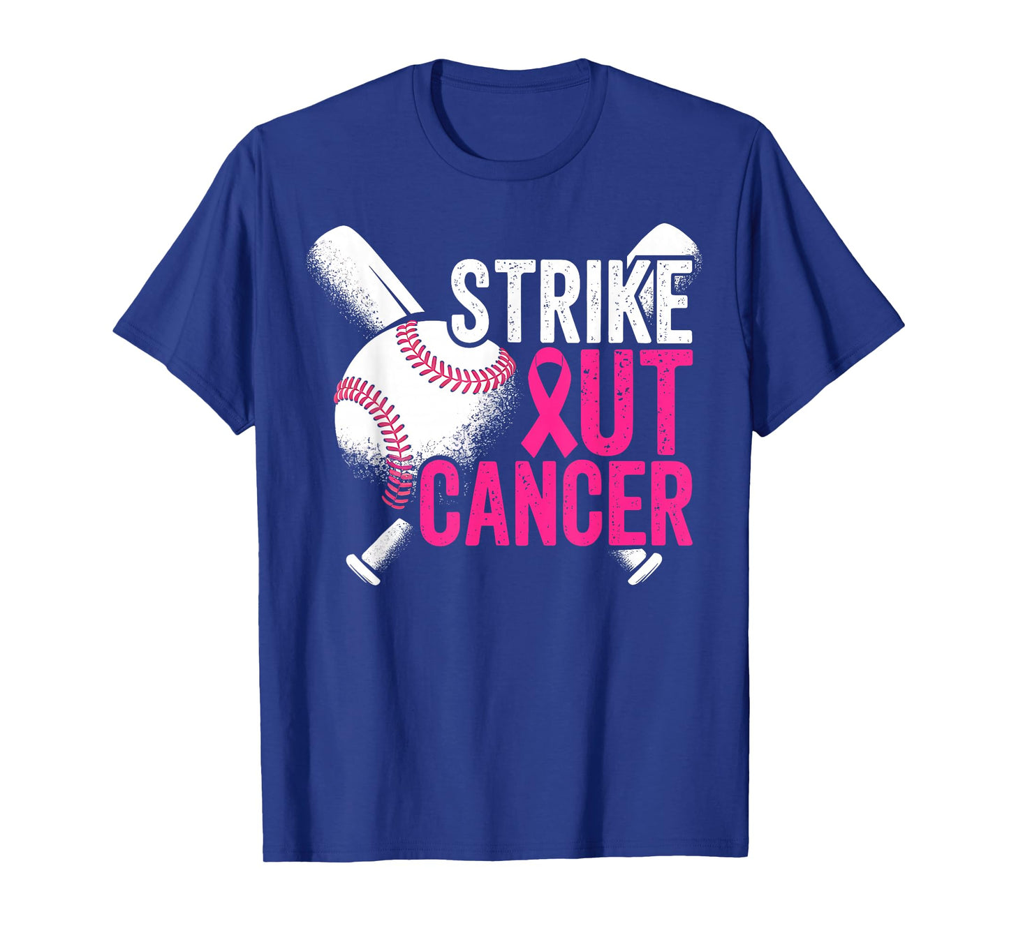 Strike Out Breast Cancer Baseball Warrior T-Shirt