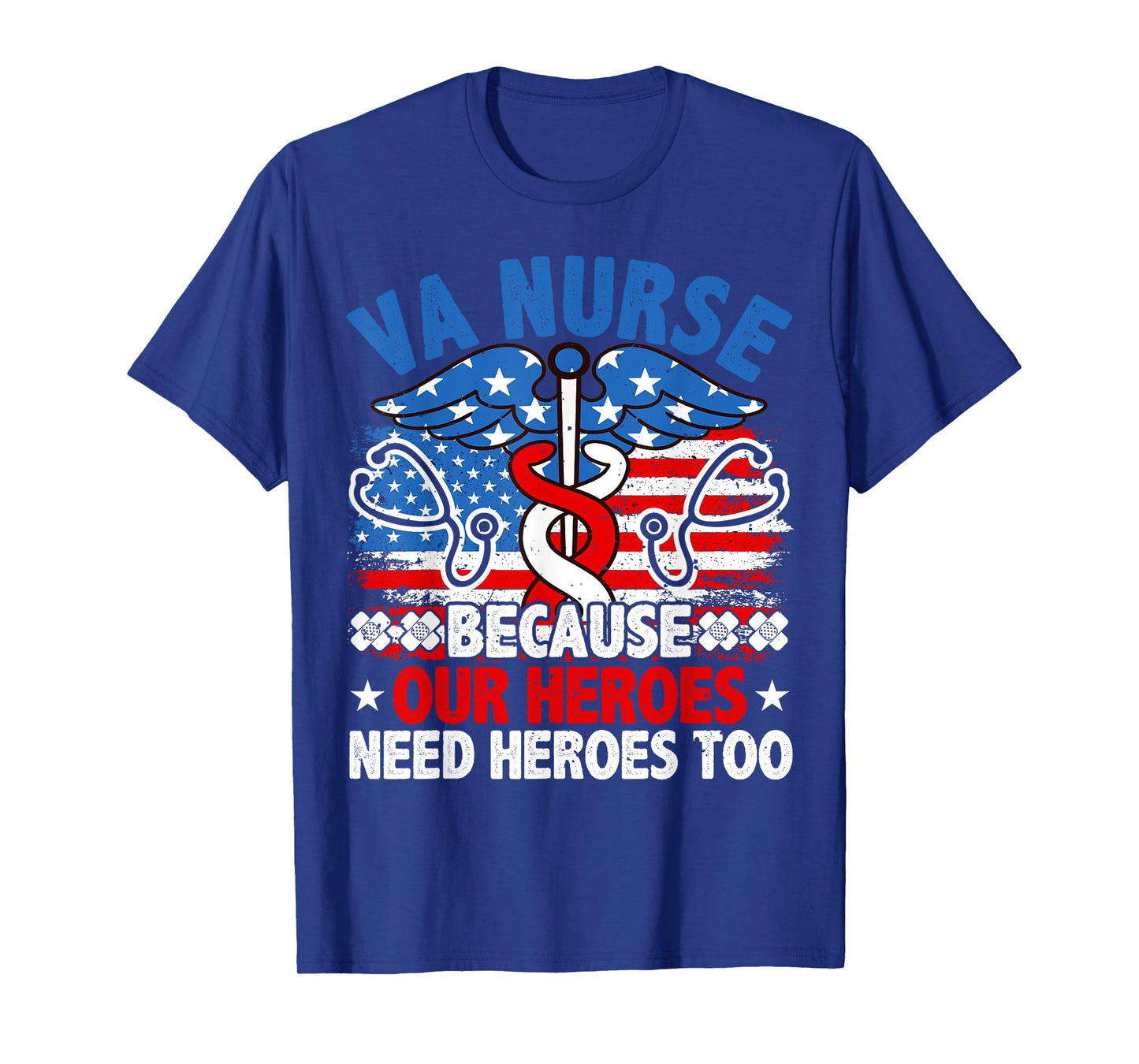 VA Nurse, Veteran & Patriot Nursing, US Military Nurse T-Shirt