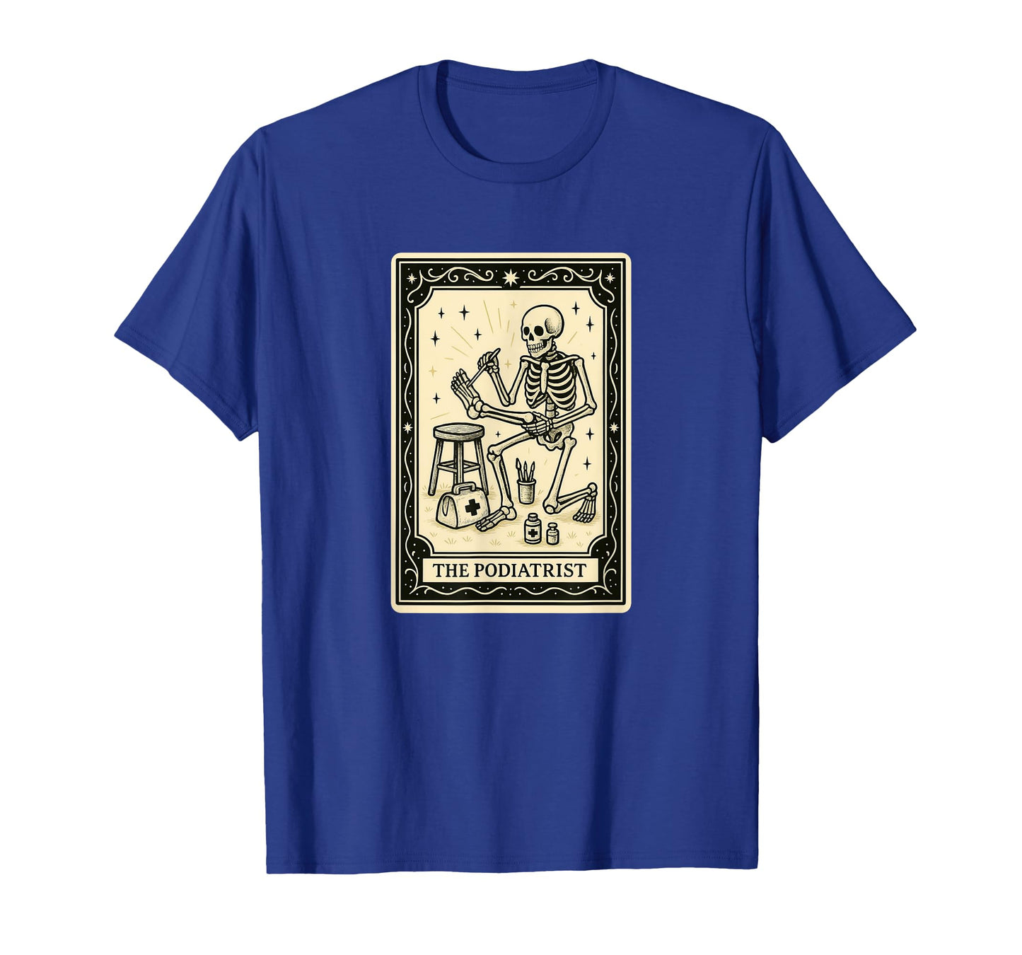 Podiatrist Tarot Card - Spooky Gothic Feet Toes Podiatry T-Shirt