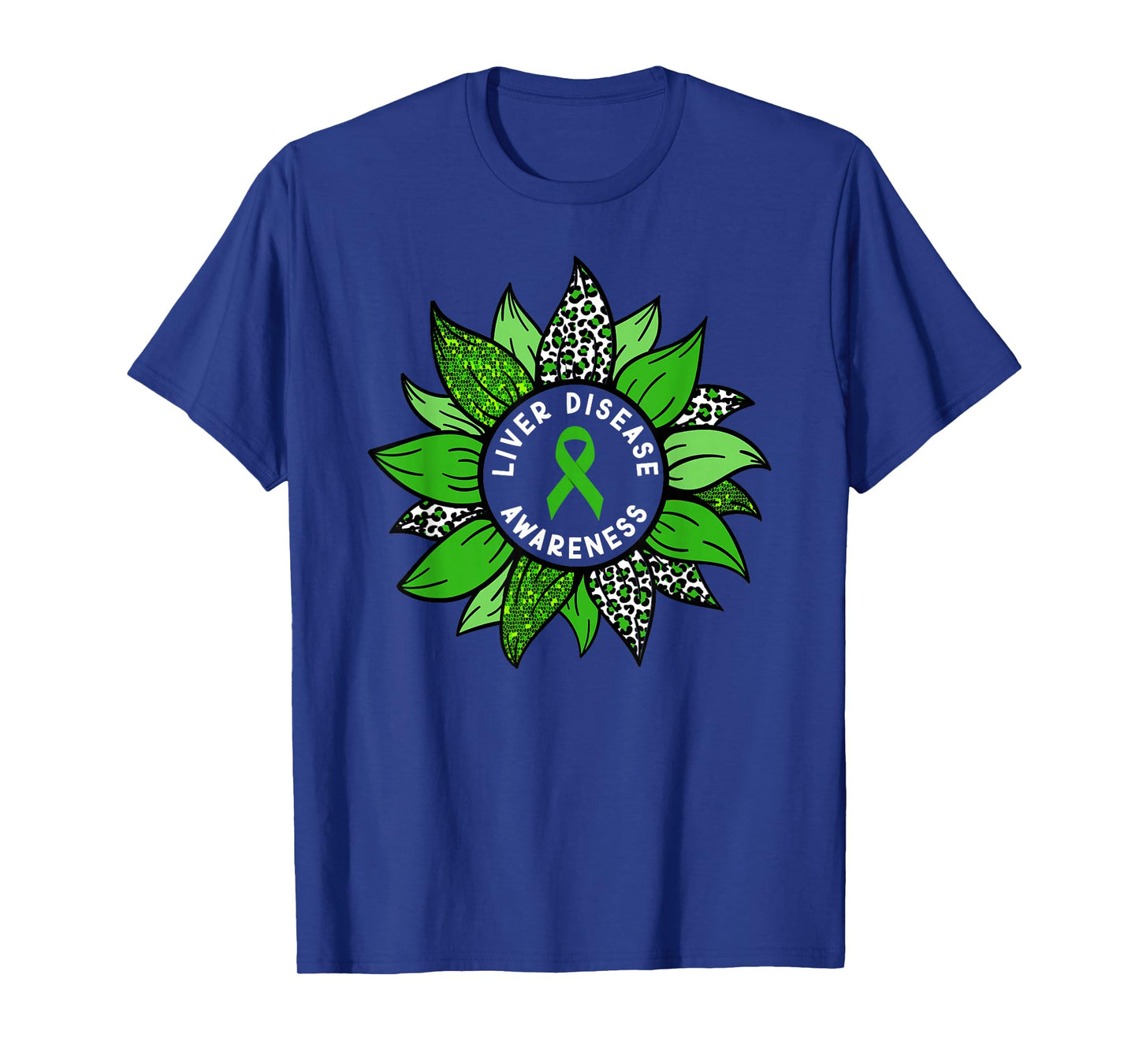 Liver Disease Awareness Month Flower Liver Disease Warrior T-Shirt