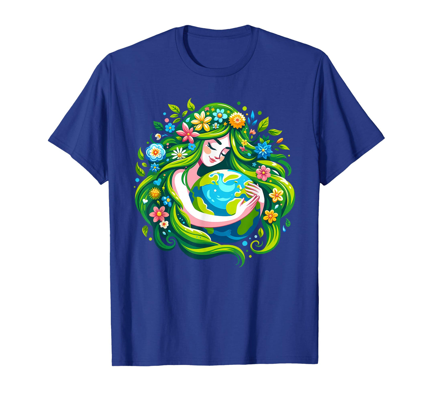 Green Goddess Earth Day Save Our Planet Women Girl Kid T-Shirt