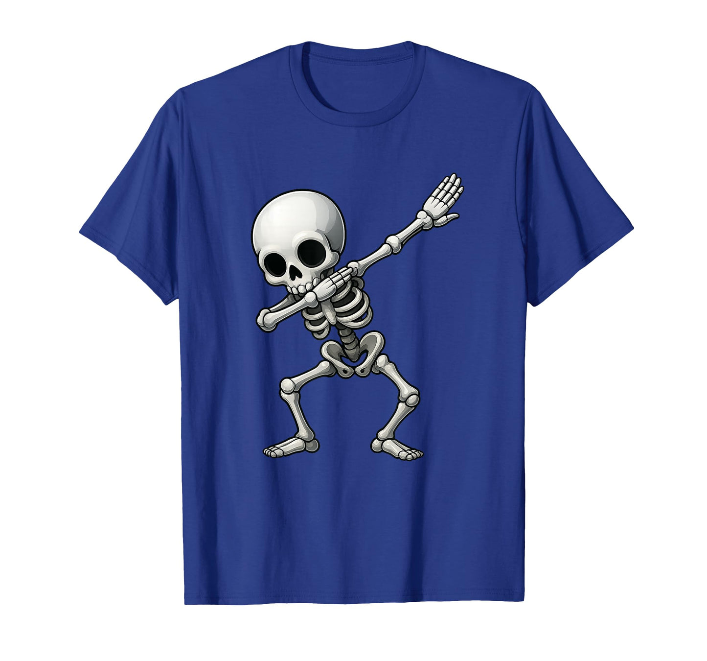 Halloween Dabbing Skeleton Skull Rib Cage Scary Dab Dance T-Shirt